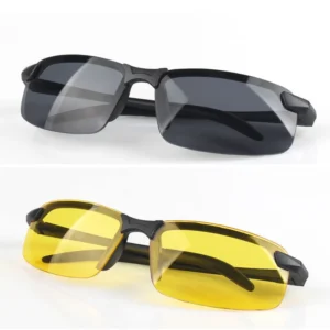 New Anti-UV Night Sunglasses Day Night Driving Glasses Sunglasses for Men Polarized Fashion Outside Adult Eyewear